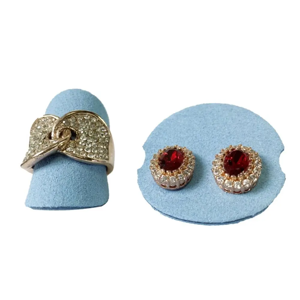 12 قطعة حلقات متعددة الوظائف عرض منصات مستديرة المنظم أقراط حامل بطاقة بسيطة تغليف المجوهرات حلقة مستديرة حامل هدية