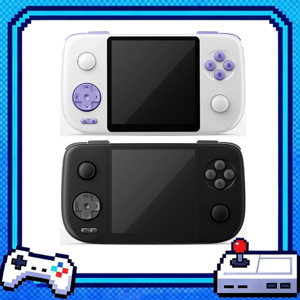 Consola de Juegos GAMEMT E3 Vigor, Pantalla IPS de 3.95 Pulgadas y 120Hz, 5000mAh, Doble Joystick, Consola de Juegos Portátil, Compatible con WiFi 2.4G