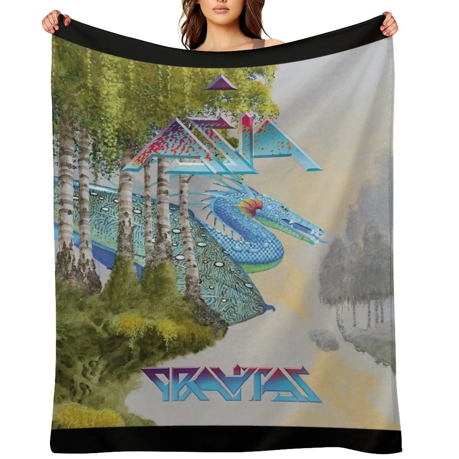 

Asia gravitas Throw Blanket christmas gifts Picnic warm for winter Plush Blankets