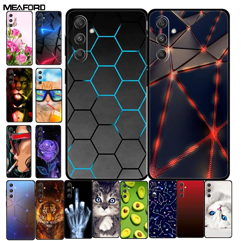 Für samsung galaxy s24 s21 s22 s23 plus fe fall s23 s22plus s24fe weiche tpu silikon telefon abdeckung für galaxy s22 s23plus fundas