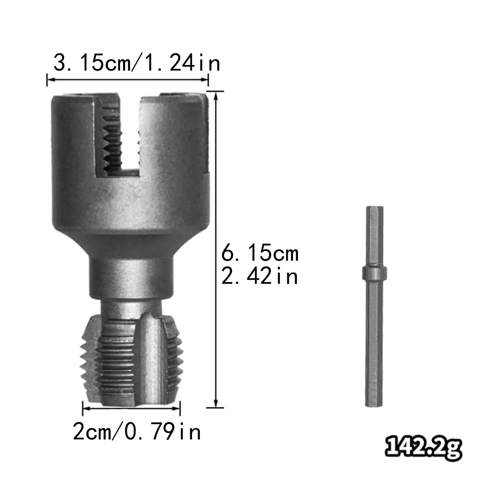 Practical PPR Pipe Thread Maker Internal and External Threading Tool Kit for Garage Home Office Maintenance Supplies