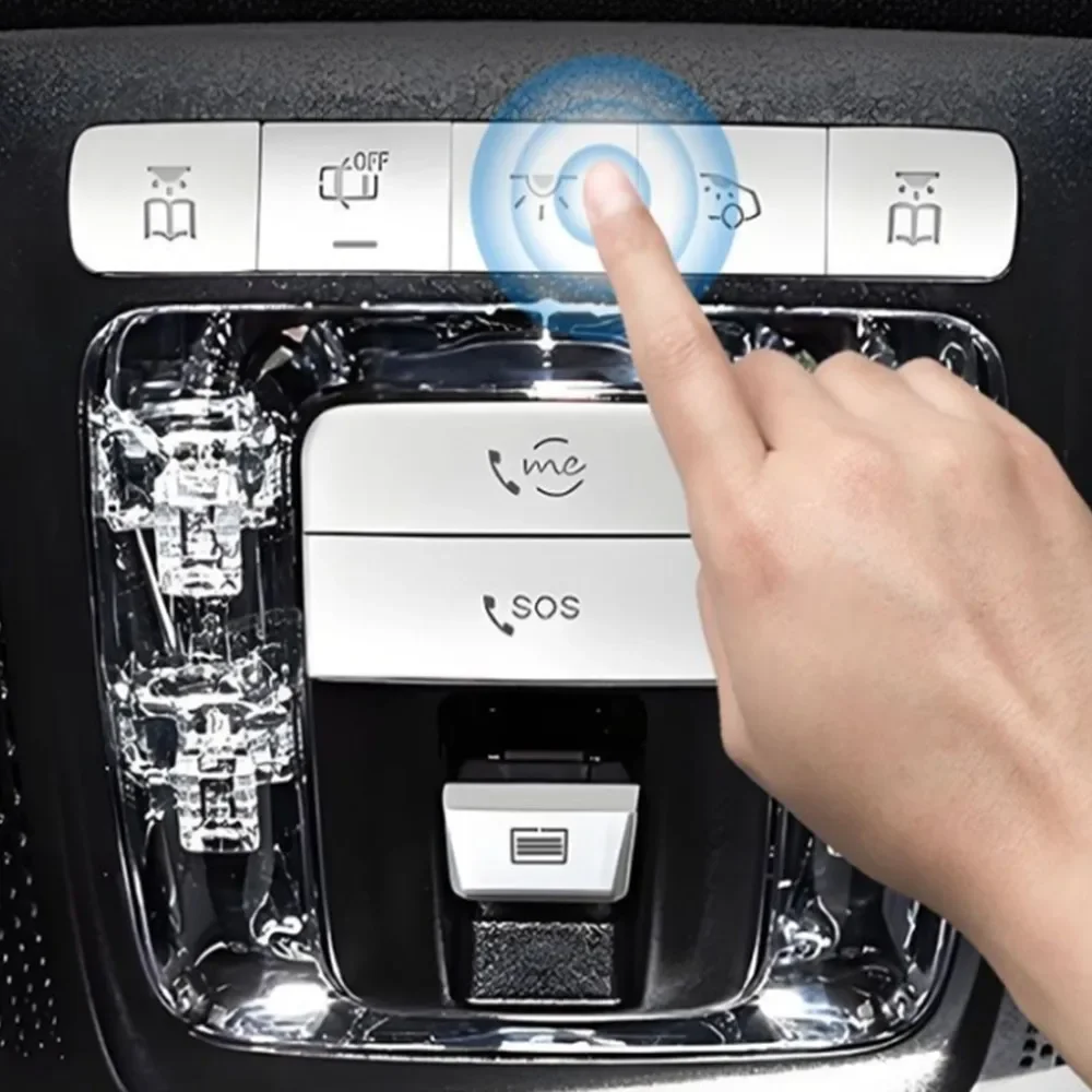 

Чехол на крышу автомобиля, люк для чтения, кнопка, наклейки для Mercedes Benz A Class CLA GLA GLB GLE GLS W177 C118 X247 W167 X167