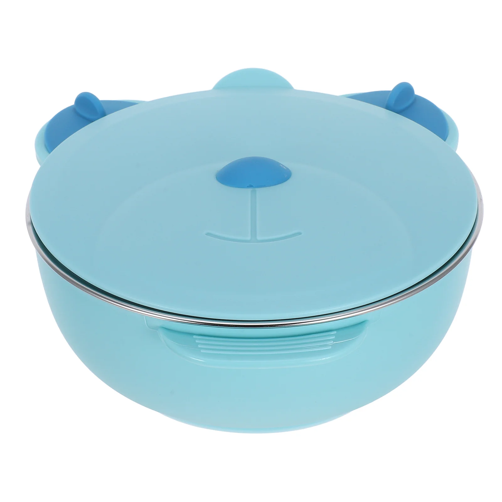 Suction Bowl Kid's Lunch Box Baby with Lid Feeding Bowls Cup Practical Insulation Tableware