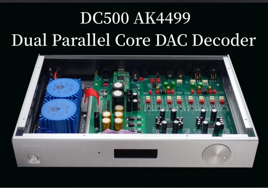 DC500 AK4499 Dual Parallel Core DAC Decoder high end Fully Balanced MUSES03 OPA Bluetooth 5.0 OLED display LDACaudio decoder