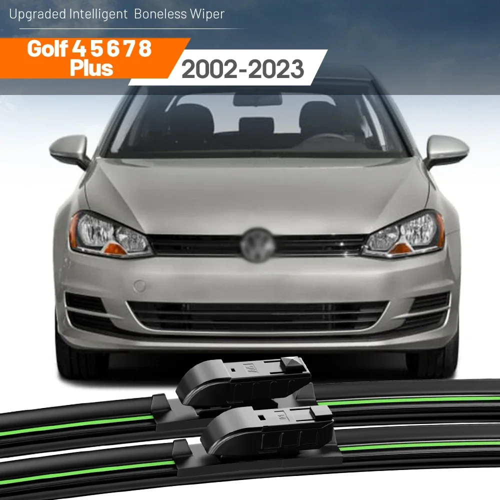 

2x для VW Golf 4 5 6 7 8 Plus MK4 MK5 MK6 MK7 MK8 2002-2023 щетки стеклоочистителя 2018 2019 2020 аксессуары для лобового стекла