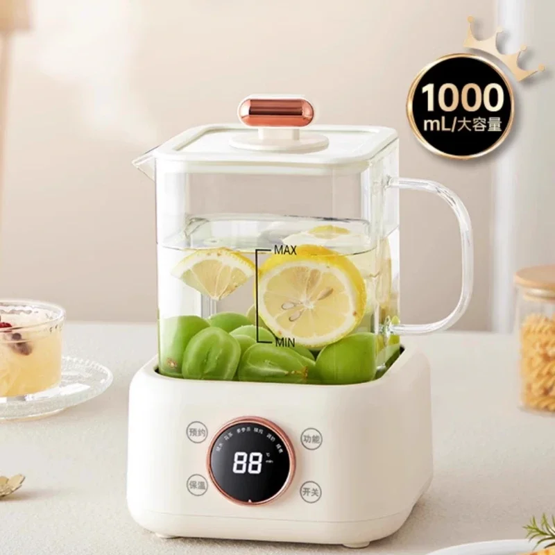 All-glass health pot Multifunctional household small office stewing integrated tea maker Constant temperature kettle