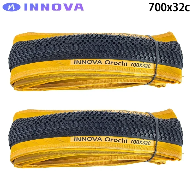 INNOVA Orochi IA-2562 700x32c/35c/38c Gravel Bicycle XC Off-Road MTB Bike Folding Tires 60-95 PSI Cycling Parts