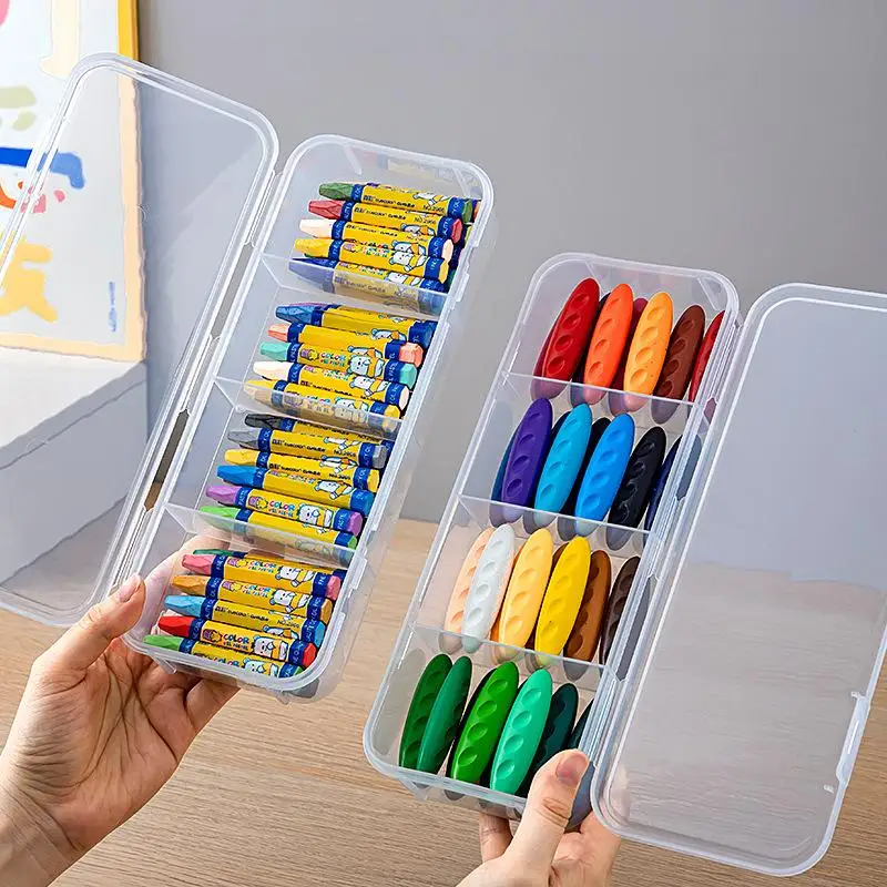 4-Fach-Karten-Aufbewahrungsbox, Wasserdichter Kunststoff-Organizer mit Deckel für Outdoor-Reisen, Spielkarten, Visitenkarten, Kreditkarten und Ausweise – Detail 5