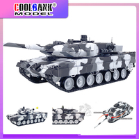 Coolbank 1/16 Modified Edition 2.4ghz Remote Control Tank Model German Leopard 2A6 Battle RC Tank Torsion bar suspension 3889