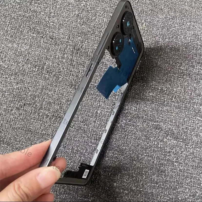 Redmi13C 4G For Xiaomi Redmi 13C 4G Middle Frame Plate Housing Board LCD Support Bezel Replace Repair Parts + Side Key