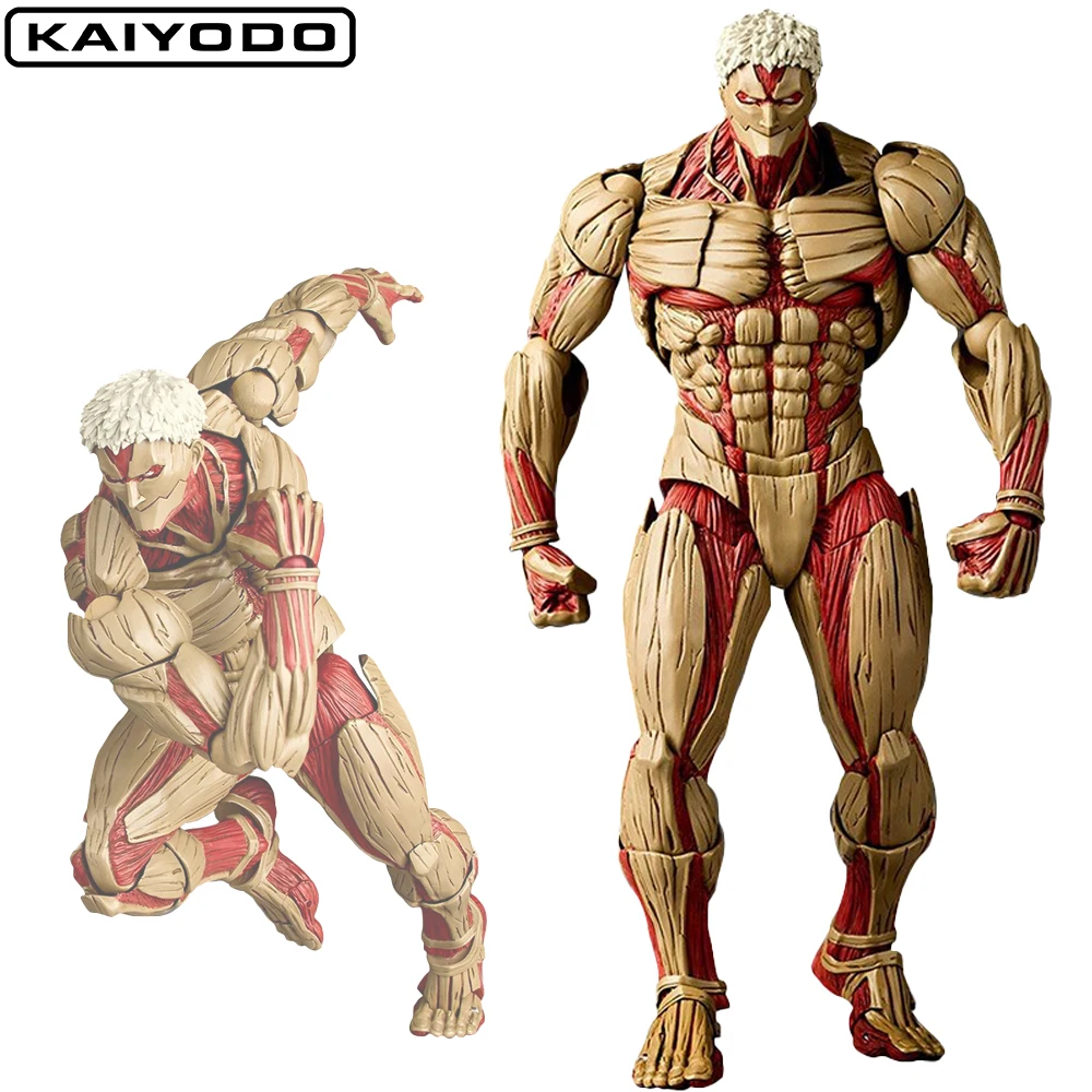 KAOYODO Amazing Yamaguchi Attack on Titan Reiner Braun Armored Titan Ver. 17cm Action Anime Figure Model Toy Gift