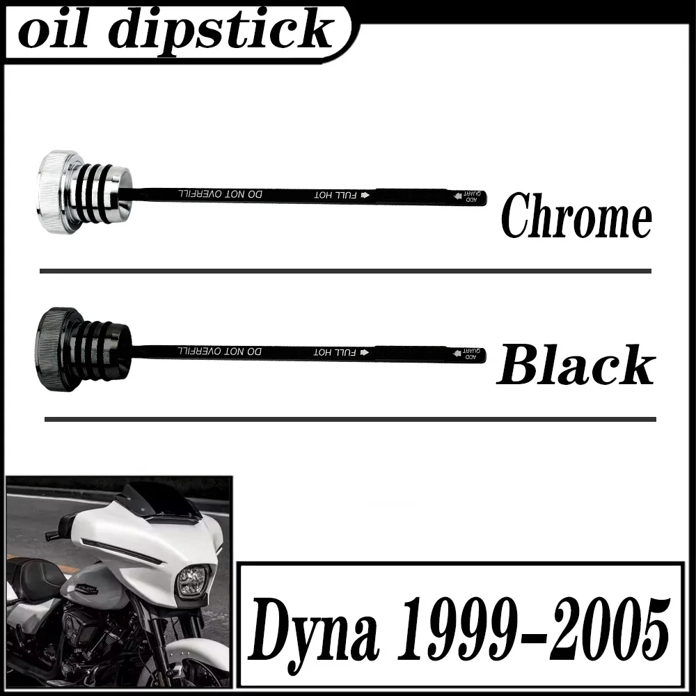 

Aluminum Oil Dipstick FOR Harley Davidson Dyna 1999-2005 Low Rider Super Glide Wide Glide