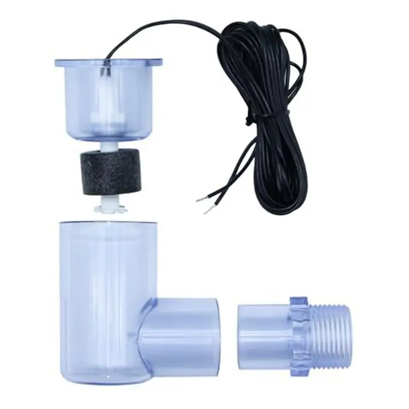 For Safe-T-Switch For HVAC Drain Pan Condensate Outlet, SS2 Float Switch L Shape, AC Water Level Switch With Adapter