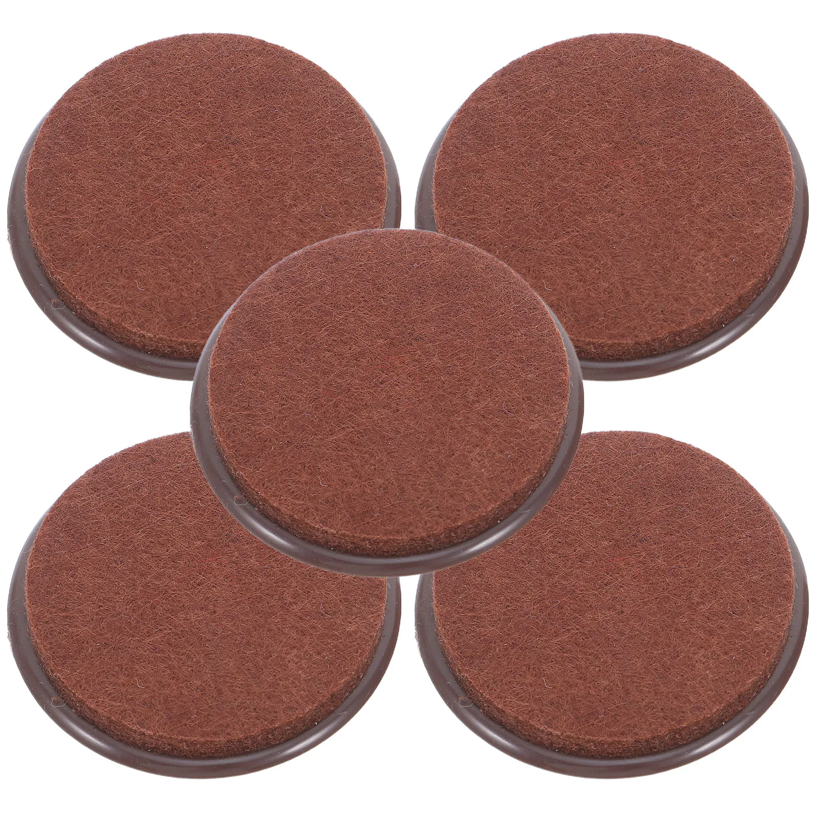 

5pcs Plastic Carpet Castor Cup Bed Leg Stoppers Chair Floor Grippers Furniture Cups Antislip Noise Reduction Practical Material