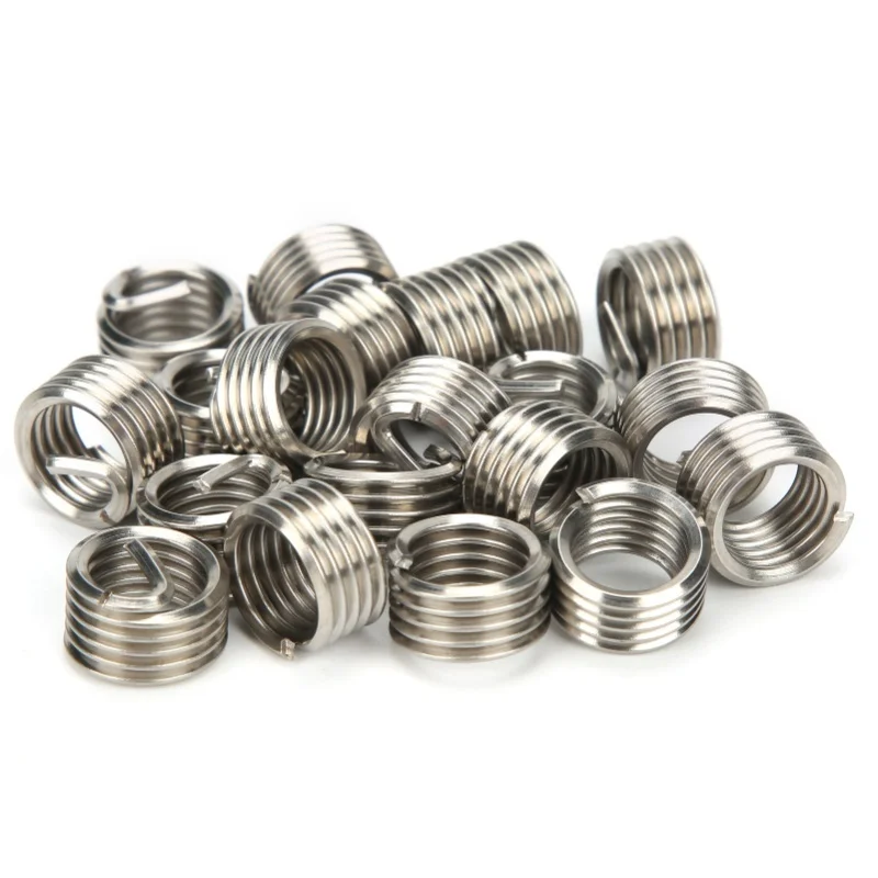 

20Pcs Wire Thread Insert Stainless Steel Screw Bushing Repair Conversion Nut Kit M1/12-13x1D