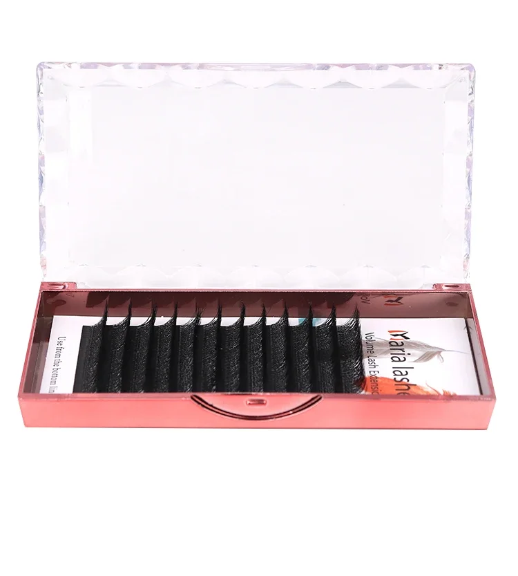 MARIA W Shape Eyelash Extensions 3D 4D 5D 6D 7D Premade Fans Speed Eyelash Extensions Natural Soft Light Full Dense