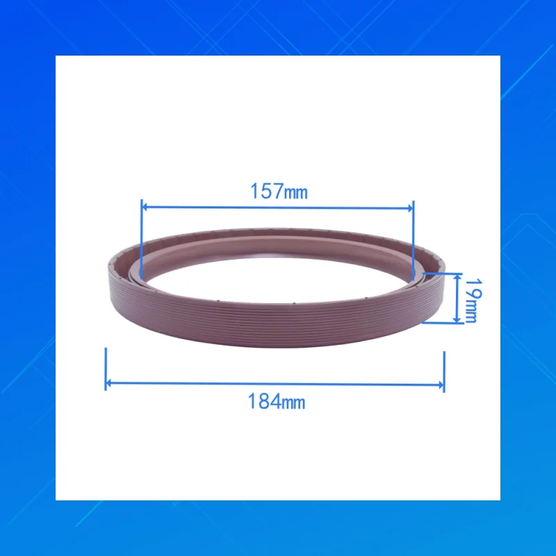 

Сальник дорожного ролика DMHUI VITON подходит для дорожного ролика DYNAPAC 386272, размер сальника: 157x184x19/16 мм