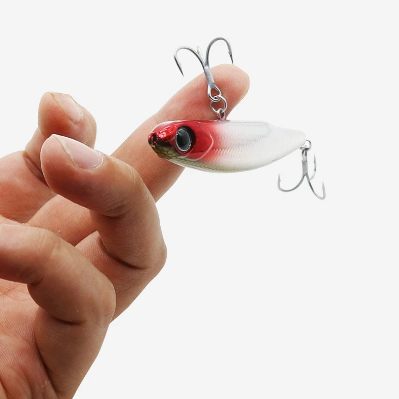1 Stück 7,5cm 12g Micro Sinking Pencil Köder Vibrierender Kleiner Silberfisch-Köder zum Angeln auf Kleinen Schwarzbarschen und Süßwasser-Weißfisch – Detail 5