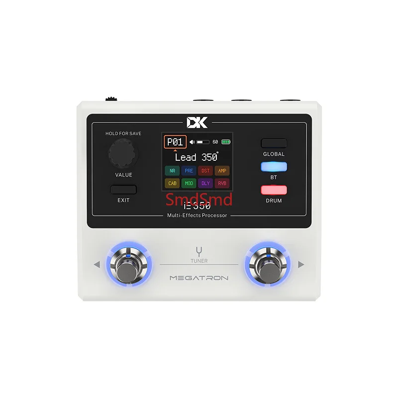 IE350 Multi-Effect Guitar Effects Pedal 8 Effects Modules 100 Drum Machine Rhythms 70 Tones Supports Silent Practice