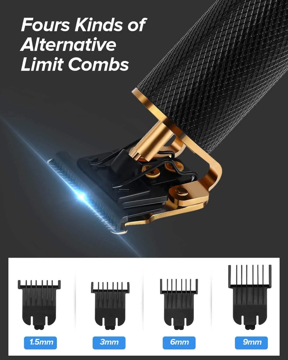 ماكينة حلاقة قابلة لإعادة الشحن للرجال من Kemei ، ماكينة حلاقة شعر احترافية لللحية ، ماكينة قص شعر لاسلكية ، سلك ، كهربائية ، ماكينة قص الشعر