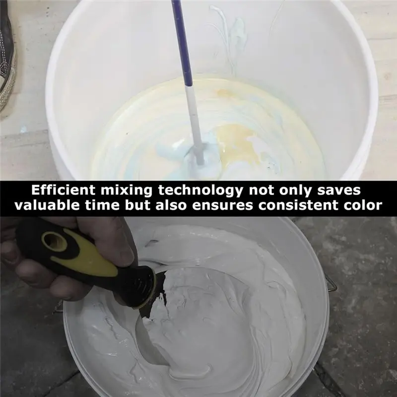 A69epack Of 4 Epoxy Resin Mixing Paddle 1/4 Drill Reusable Paint Mixer Epoxy Stirrer Attachment