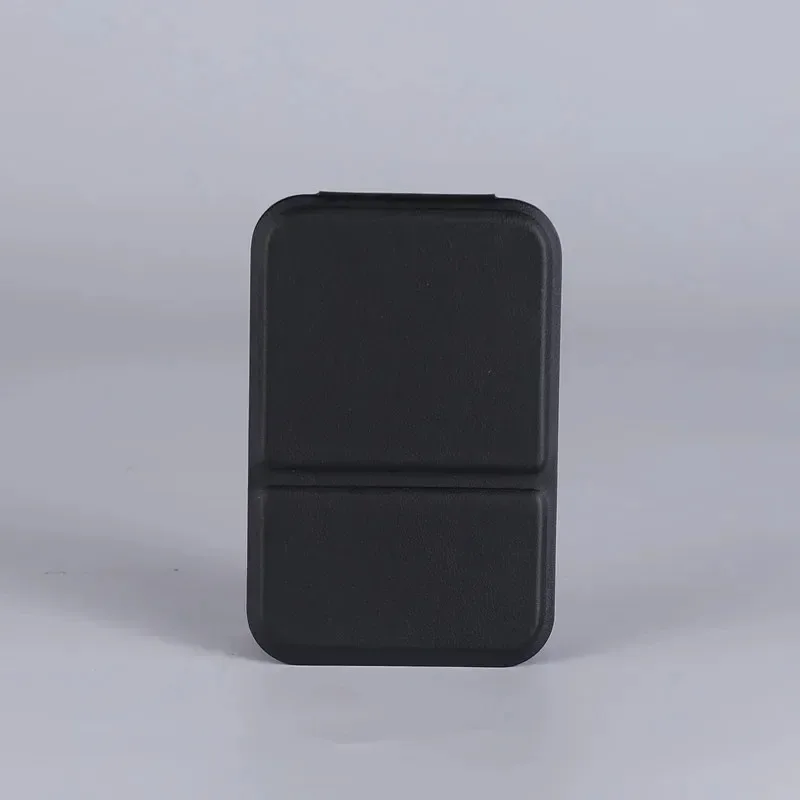 مرآة مكياج قابلة للطي من جلد البولي يوريثان بلون سادة - محمولة باليد، مرآة جيب لطيفة للطلاب، مرآة زينة لسطح المكتب