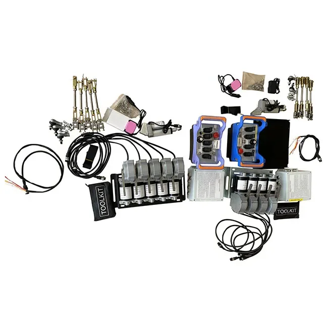 

6 Joystick Functions Lever 12-24V Hydraulic Valve Truck Crane Remote Control Retrofit Kit