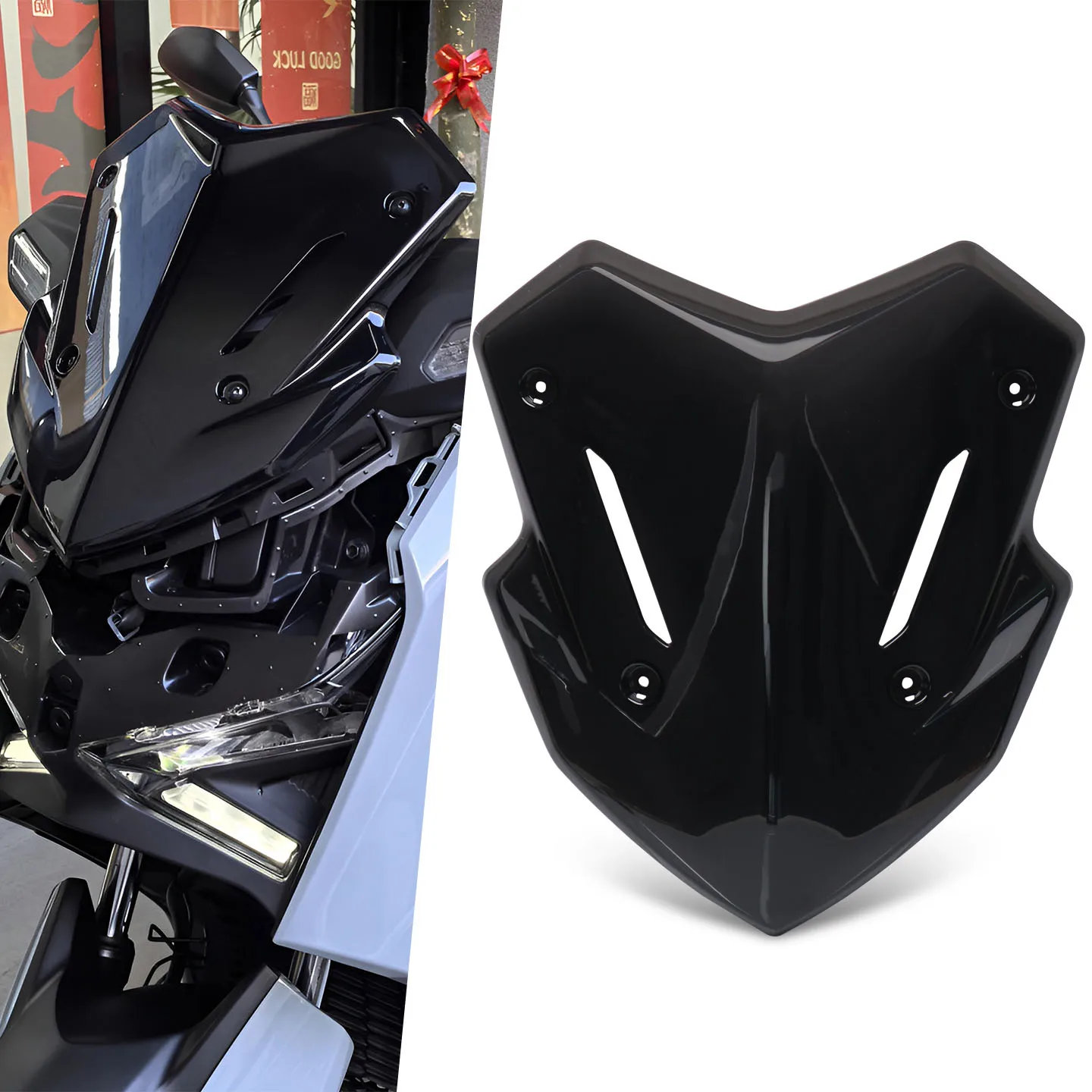 

Motorcycle Accessories Windscreen Windshield Fairing Wind Deflector For XMAX300 XMAX 300 2025-2026