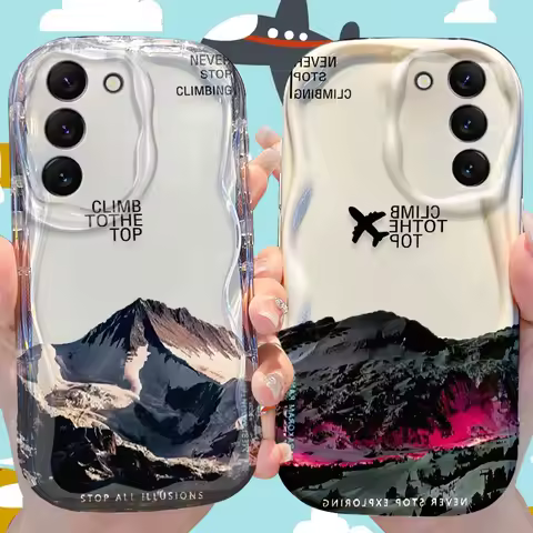 Airplane Pattern Case for Samsung Galaxy S24 S23 S22 S21 Ultra Plus S20 FE A73 A72 A71 A55 A54 5G A53 A52 A51 4G A50S A50 Cover