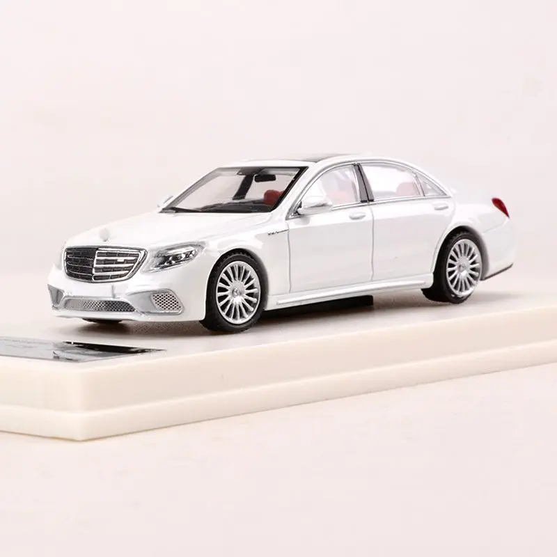 Fine works 1/64 mini S65 AMG W222 alloy car Model Limited Collection gift Set