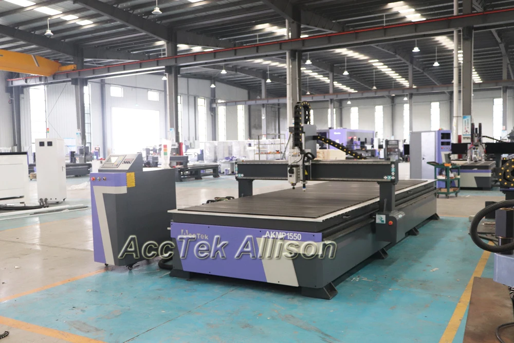 AccTek Industrial CNC Plasma Cutter 1325 1550 Cnc Router Metal Cutting Machines with Drilling Plasma Cutting Tables for Sale