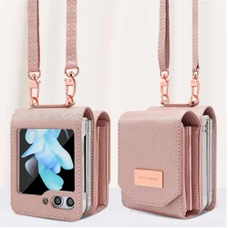 Vietao Crossbody Lanyard Mobile Phone Cases With Card Slots Wallet For Samsung Galaxy Z Flip 7, Z Flip 6 Case,Z Flip5,Z Flip 4 3
