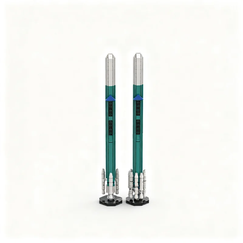 468pcs MOC Space Delta 2000 Series (Saturn V Scale) Model Christmas Gift Decorative Home Decoration Desktop Collectible Ornament