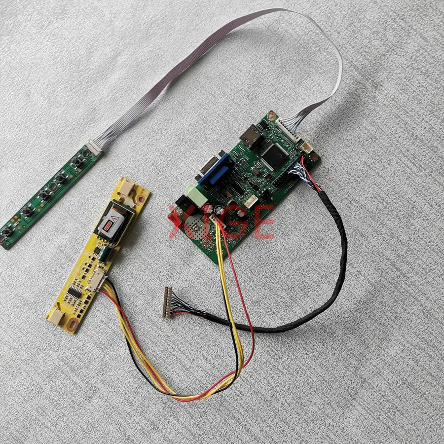 For LC150X08 LM150X07 LM150X06 LM150X08 LCD Screen Drive Controller Board DIY Kit 20 Pins LVDS VGA+HDMI 2-CCFL 1024x768 1024*768