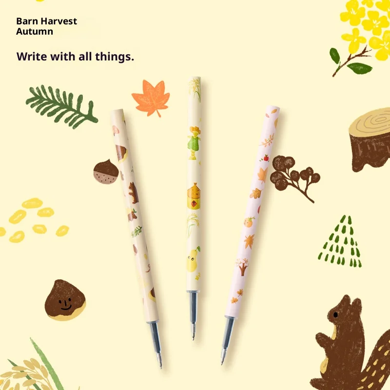 

KACO K1 Гелевая ручка для письма, удобная противоскользящая ручка в форме кольца, мягкая резиновая ручка 0,5, быстросохнущие канцелярские принадлежности, школьные принадлежности