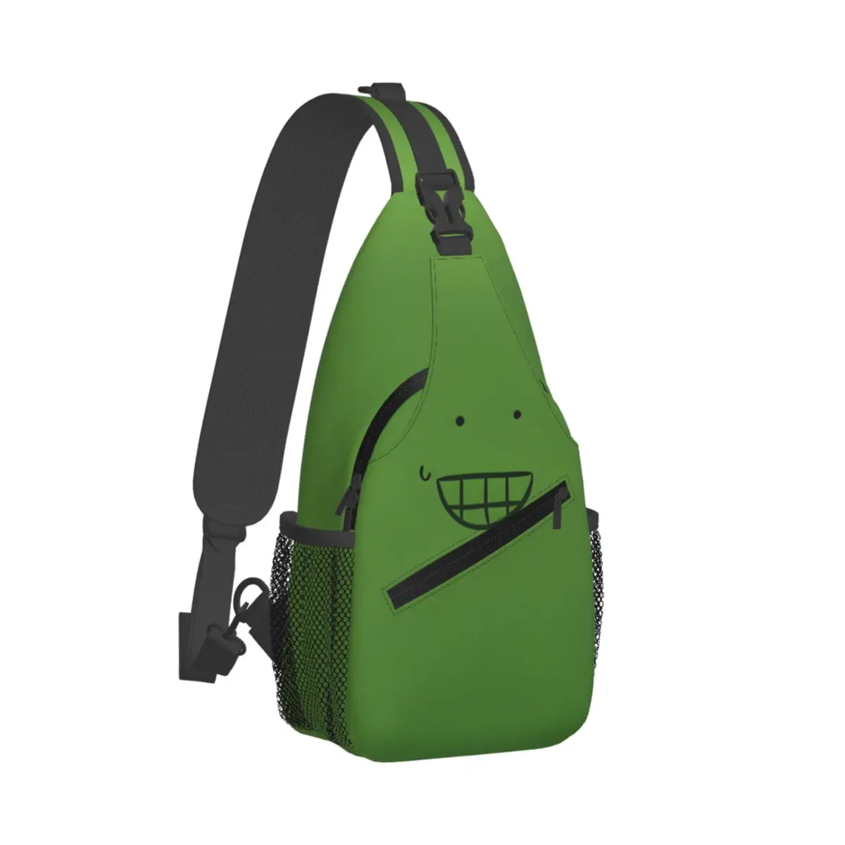 Liam Plecak From HFJone (WEIRD SMILE) Crossbody Sling Bag Small Chest Bag Shoulder Backpack Daypack for Hiking Outdoor