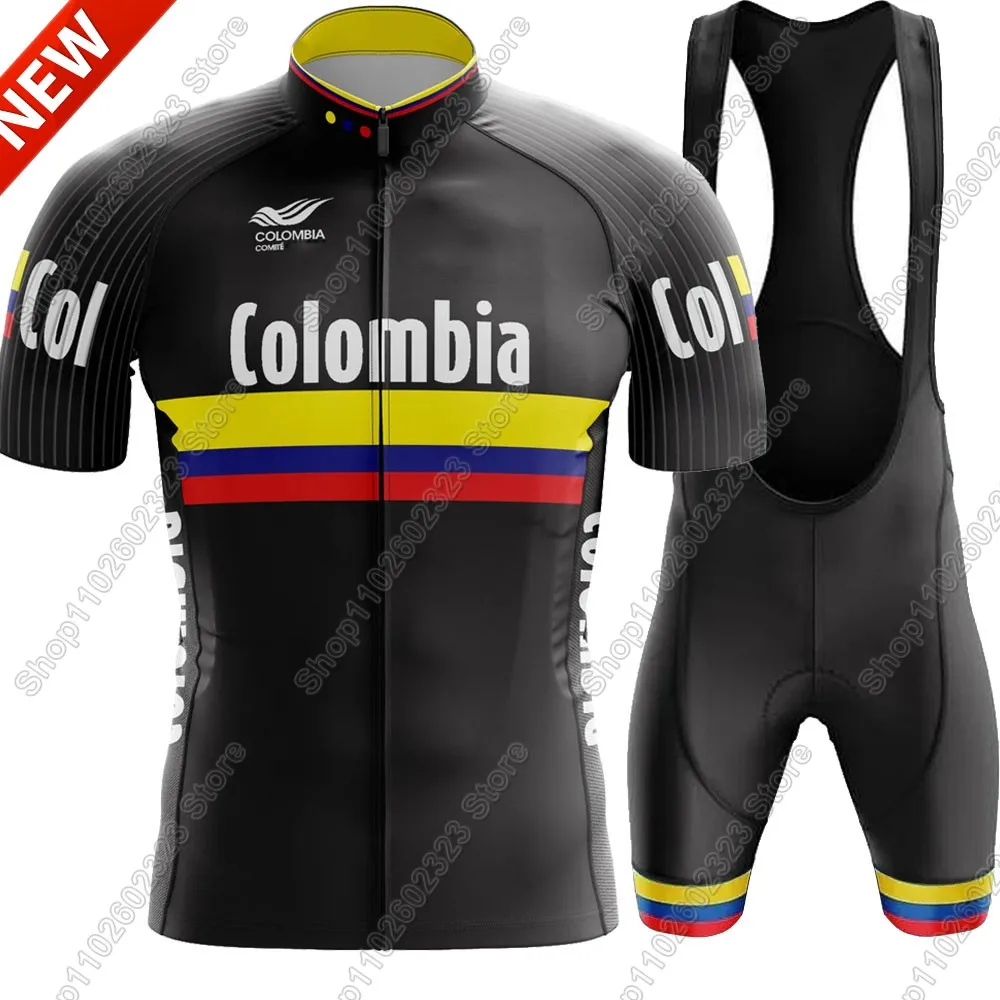 

Colombia cycling jersey 2025 Set Summer Men Bicycle Clothing Road Bike Shirts Suit Bicycle Bib Shorts MTB Ropa Maillot