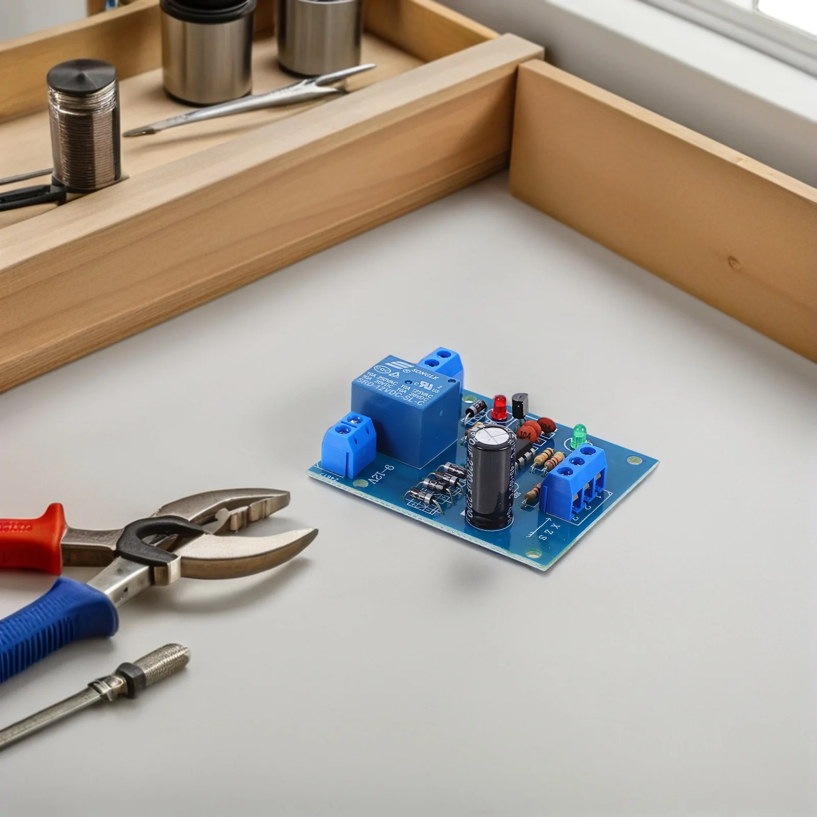 

Liquid Level Controller Module Precise Water Level Detection Compact Design Low Power Consumption Real Time Water Pump Control
