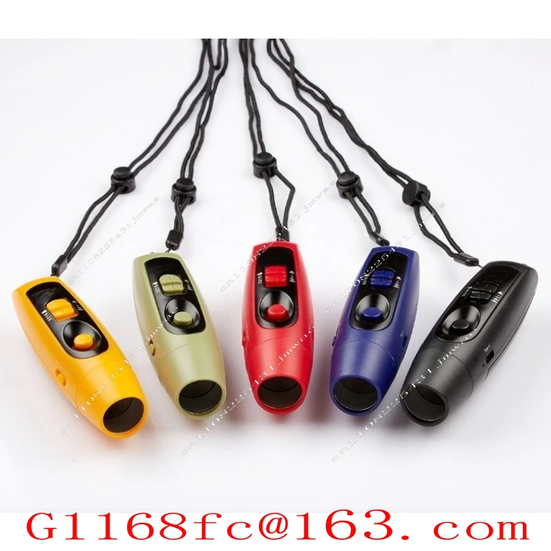 USB Charging Whistle Sports Competition Traffic Pet Training Outdoor with Light