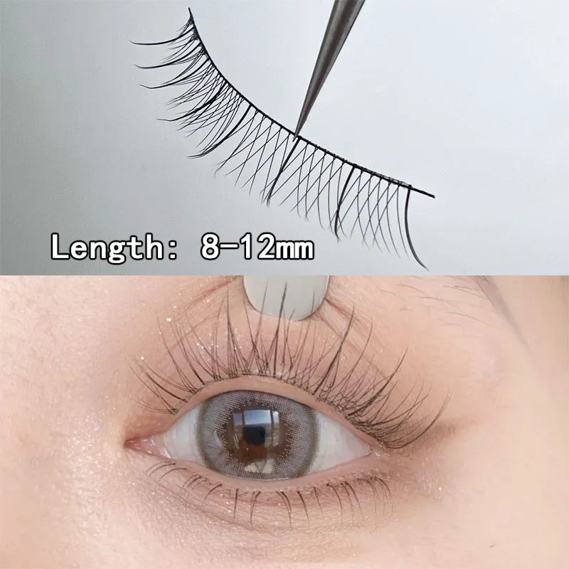 5 Paar natürliche Fee falsche Wimpern weiche Manga Wimpern Verlängerung koreanische Augen Make-up-Tools wieder verwendbar