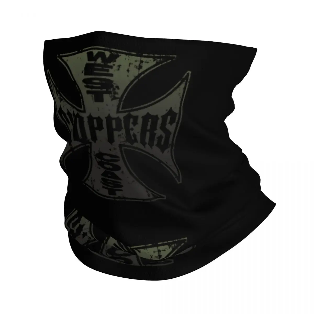 West Coast Chopper Iron Cross Bandana Neck Cover Motorcycle Balaclavas Face Mask Scarf Outdoor Headwear Riding Adult Winter