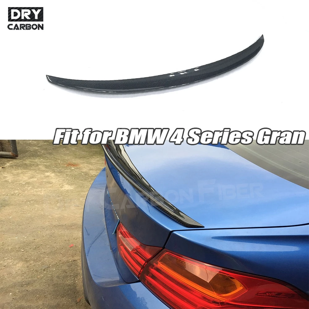 

P Style Spoiler Carbon Fiber For BMW 4 Series Gran Coupe F36 420i 420d 428i 435i Carbon Spoiler 2014 2015 2016 2017UP