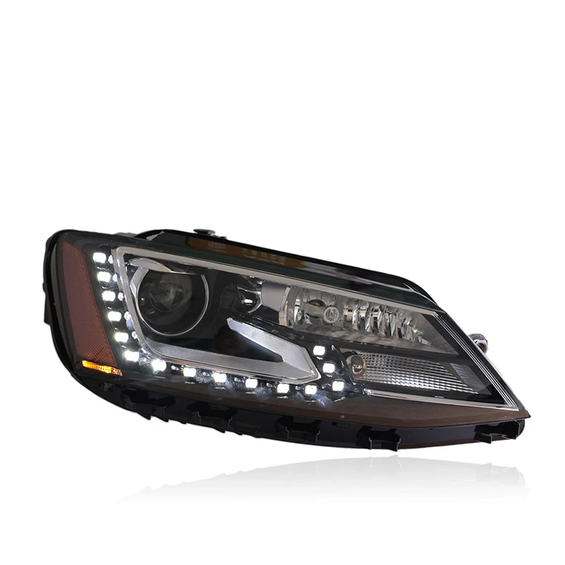Suitable for 2012-2018 Volkswagen Sagitar headlight assembly modification to high-end North American version with LED daytime ru