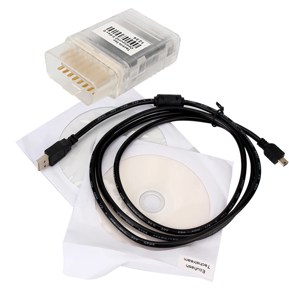ECU Chip Tuning Tool For Toyota Mitsubishi Subaru ECU FLASH OBD2 OBDII Connector Car Diagnostic Tool Tactrix Openport 2.0