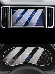 For Haval Great Wall Poer Pao GWM Ute Canno LCD car radio gps Navigation  Tempered glass and tpu Dashboard Screen film protector