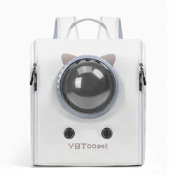 Mochila transportadora cápsula espacial anti-estrés para gatos y perros
