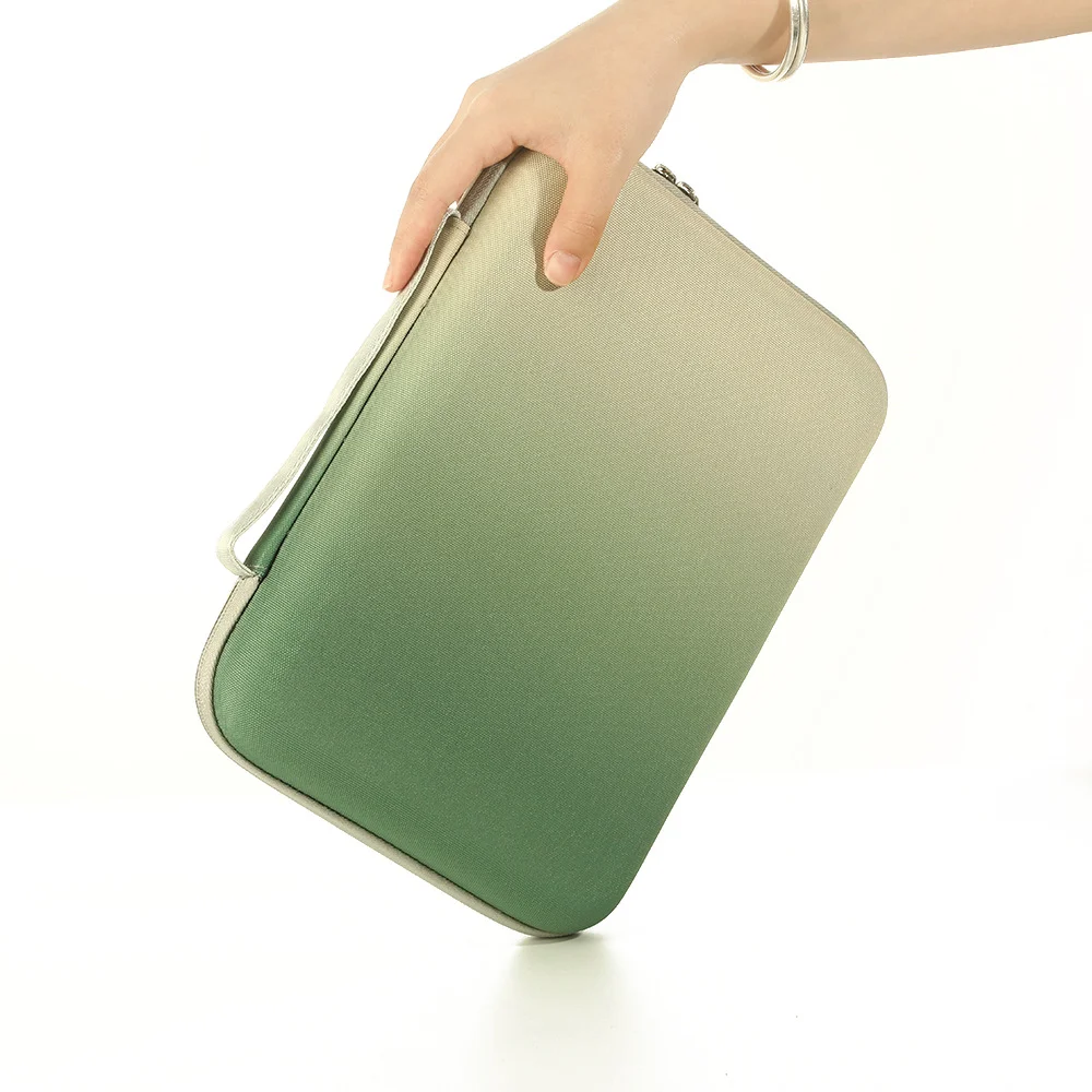 Compact and portable storage bag for tablet accessories, universal for iPad 12inch EVA handbag, anti-drop