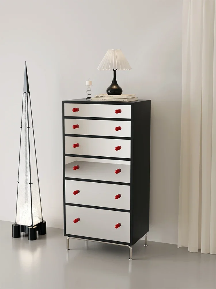 N Classic Simple Multi-Function Storage Cabinet Living Room Multi-Drawer Storage Cabinet