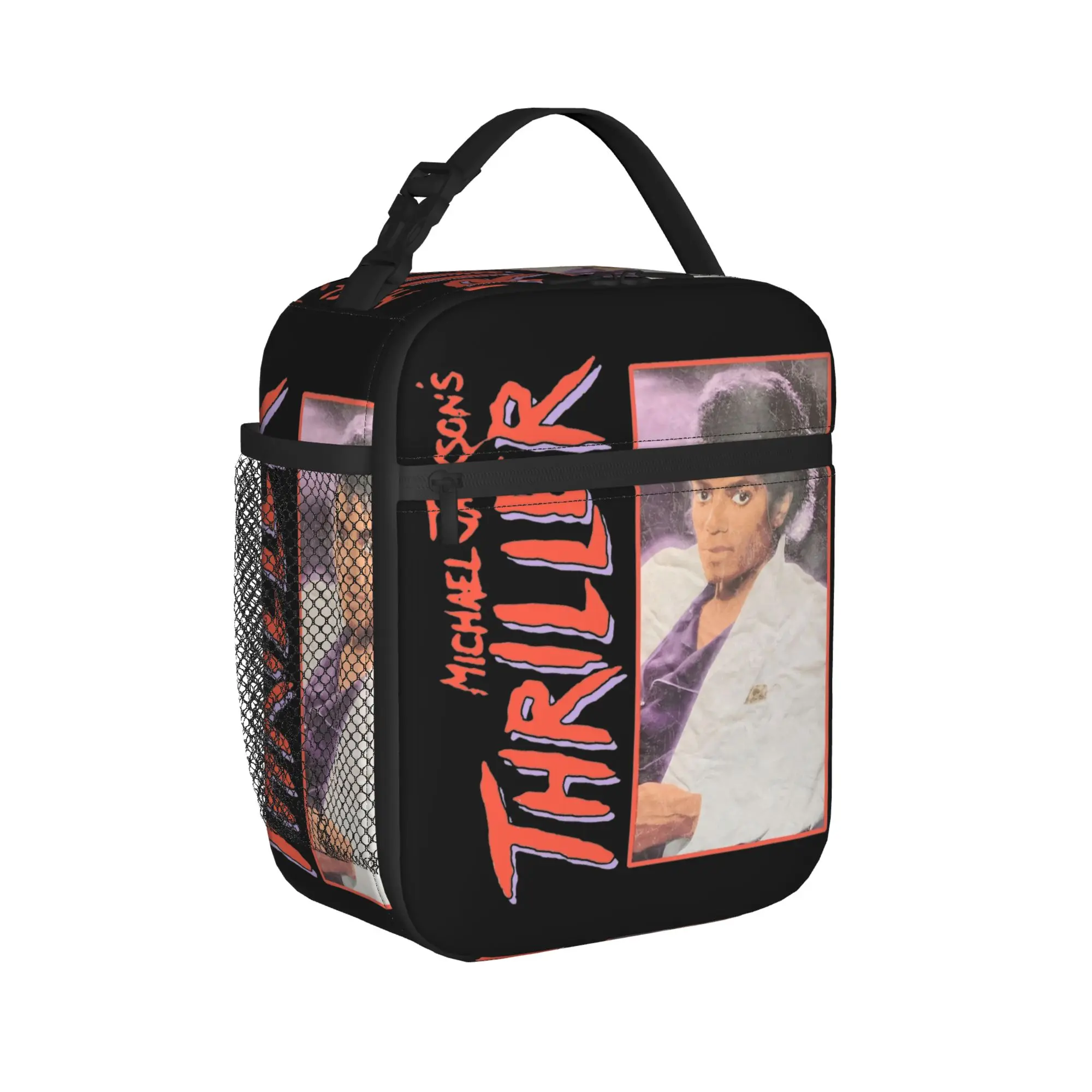 Michaels Jacksons Thermal Insulated Lunch Bags for School  Portable Bento Box Cooler Thermal Lunch Box