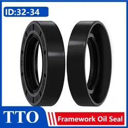 TTO rubber skeleton oil seal FB/TC 32 33 34*40 42 44 45 46 48 50 54 56 60*7 10 12 NBR double lip seal for rotating shaft